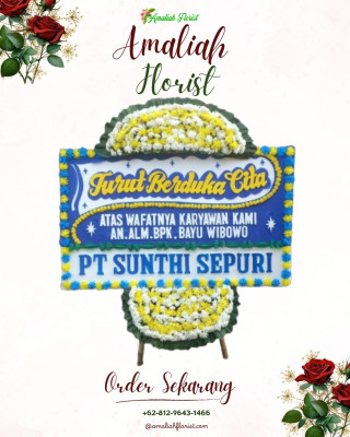 Papan Bunga Duka di Pematang Pasir