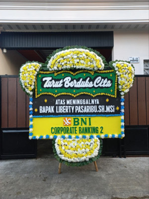 Papan Bunga Duka di Pematang Pasir