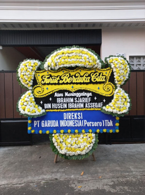 Papan Bunga Duka di Pematang Pasir