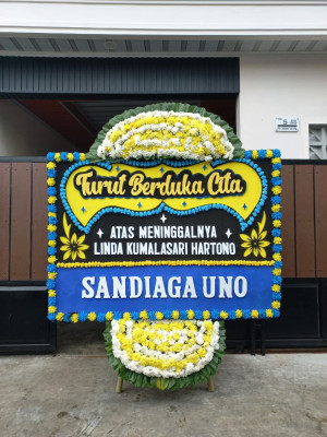 Papan Bunga Duka di Pematang Pasir